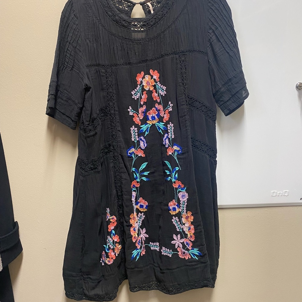 Free People embroidered dress